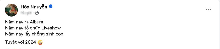 Hòa Minzy tiết lộ kế hoạch năm 2024 