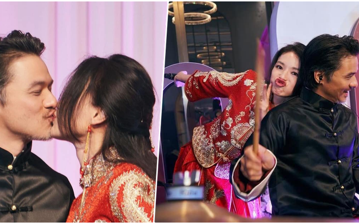 Thư Kỳ tung loạt ảnh nhí nhố, tình cảm bên Phùng Đức Luân