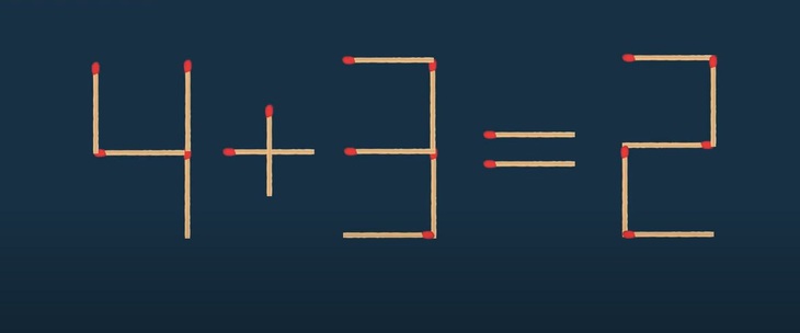 Thử tài IQ: Di chuyển hai que diêm để 9-9=-1 thành phép tính đúng- Ảnh 3.