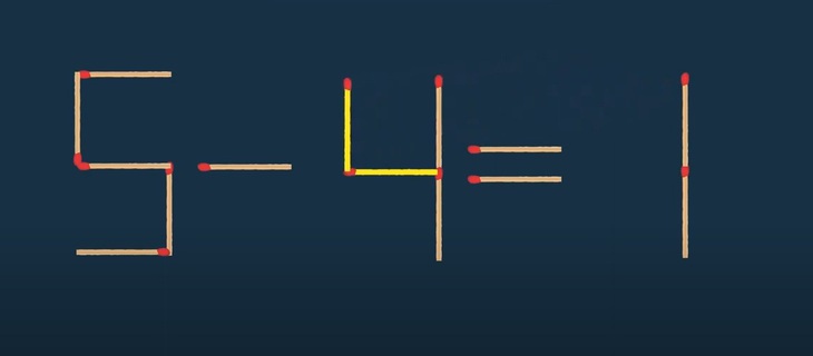 Thử tài IQ: Di chuyển hai que diêm để 7-1=3 thành phép tính đúng- Ảnh 4.