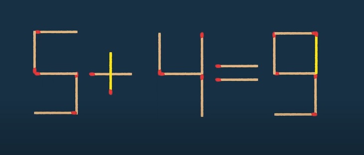 Thử tài IQ: Di chuyển hai que diêm để 7-1=3 thành phép tính đúng- Ảnh 6.