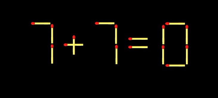 Thử tài IQ: Di chuyển một que diêm để 4+9=1 thành phép tính đúng- Ảnh 5.