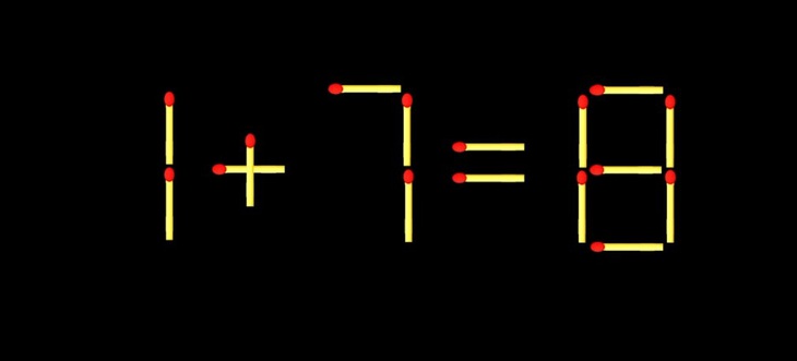 Thử tài IQ: Di chuyển một que diêm để 4+9=1 thành phép tính đúng- Ảnh 6.