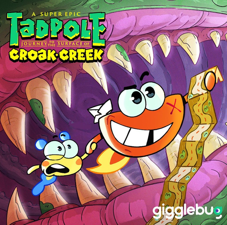 Đặc điểm nổi bật của Tadpoles là được sản xuất đồng thời để xem trên màn hình ngang và xem trên màn hình dọc của điện thoại di động.