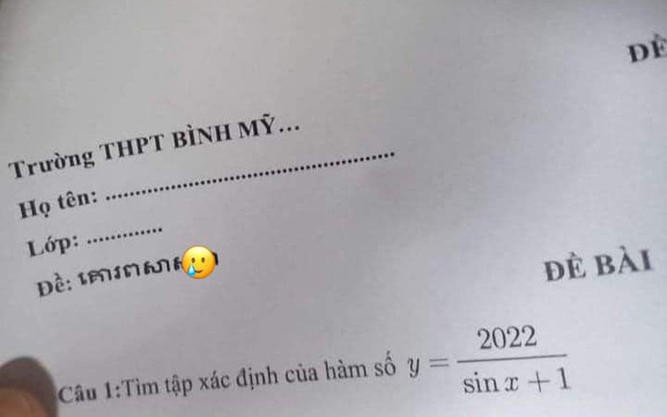 Ảnh vui 25-4: Mã đề kiểm tra 