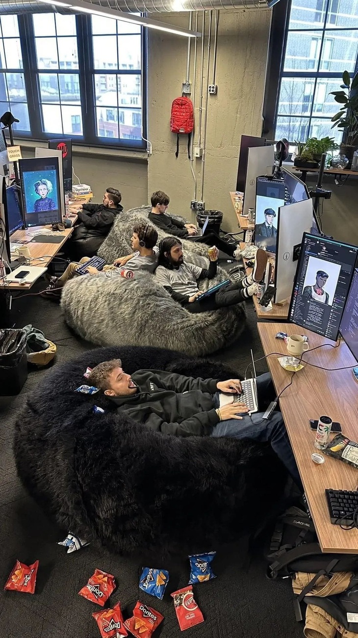 Môi trường làm việc ước ao của biết bao designer. 