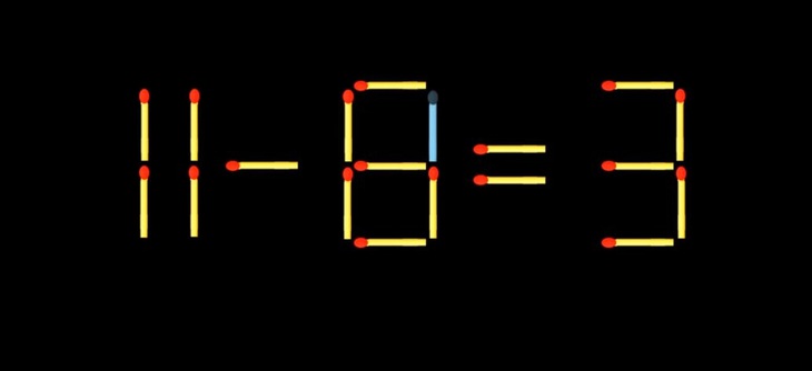Thử tài IQ: Di chuyển một que diêm để 1-5=4 thành phép tính đúng- Ảnh 4.