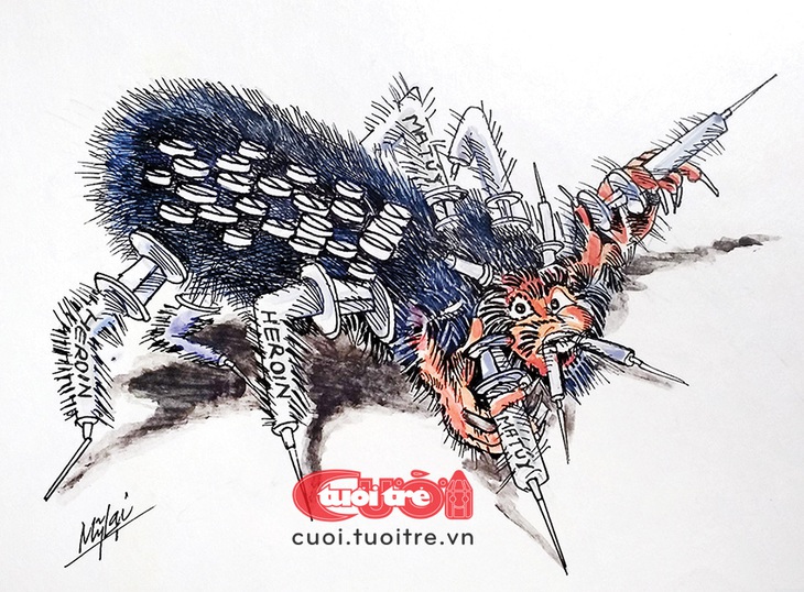 Biếm họa tham gia cuộc thi của bạn Mỹ Lại (TP.HCM) 