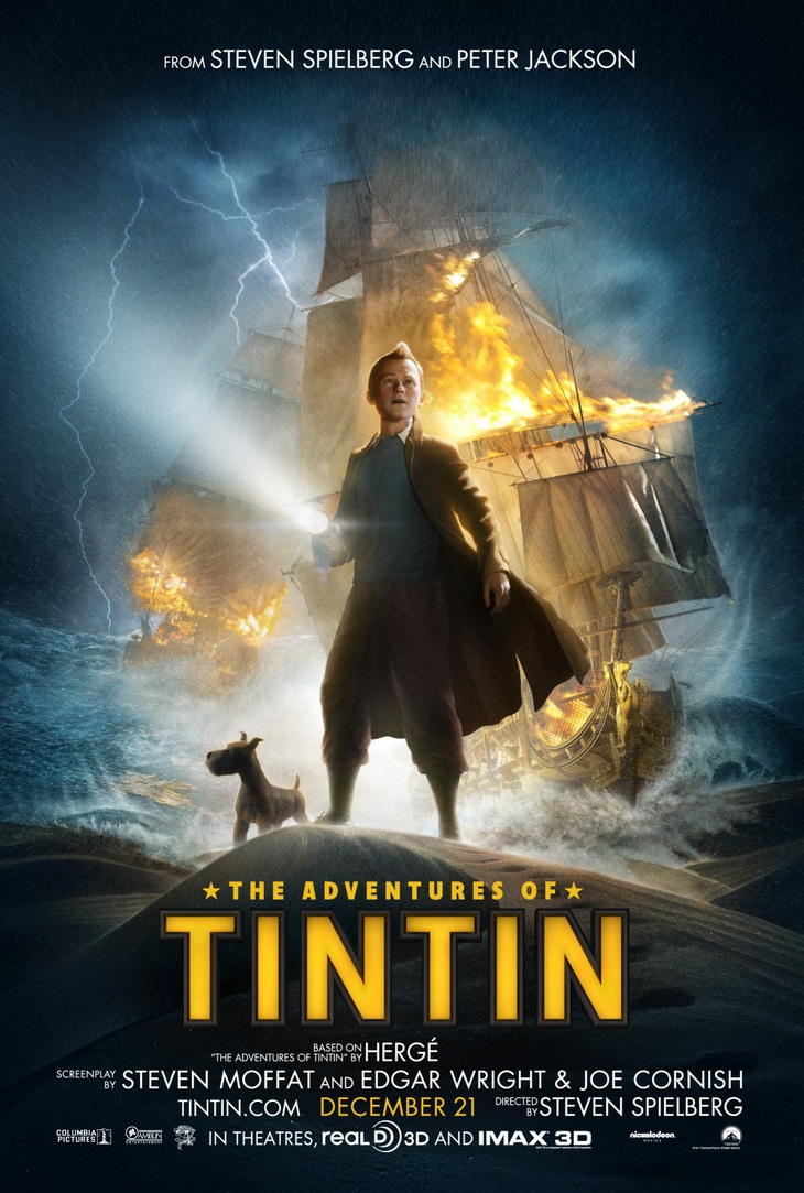 The Adventures of Tintin là cuộc truy tìm kho báu hấp dẫn. Bộ phim kết hợp nội dung từ ba cuốn truyện: ‘The Secret of the Unicorn’, ‘Red Rackham's Treasure’ và ‘The Crab with the Golden Claws’.
