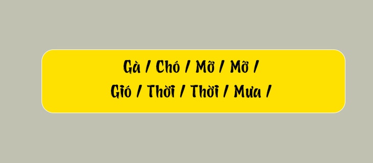 Thử tài tiếng Việt: Sắp xếp các từ sau thành câu có nghĩa (P95)- Ảnh 1.