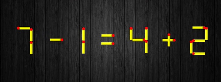 Thử tài IQ: Di chuyển một que diêm để 47+5=6+2 thành phép tính đúng- Ảnh 6.