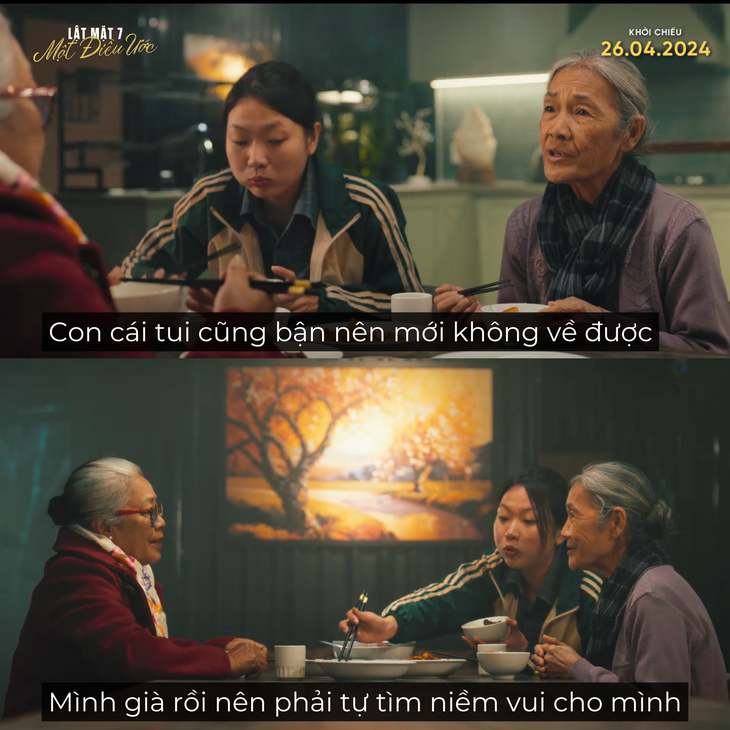 ‘Già rồi nên tự tìm niềm vui cho mình’ cùng loạt thoại nghe mà thấm của Lật mặt 7- Ảnh 3.