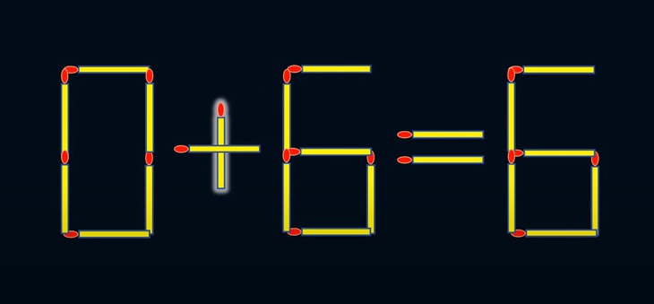 Thử tài IQ: Di chuyển một que diêm để 3+8=6 thành phép tính đúng- Ảnh 6.