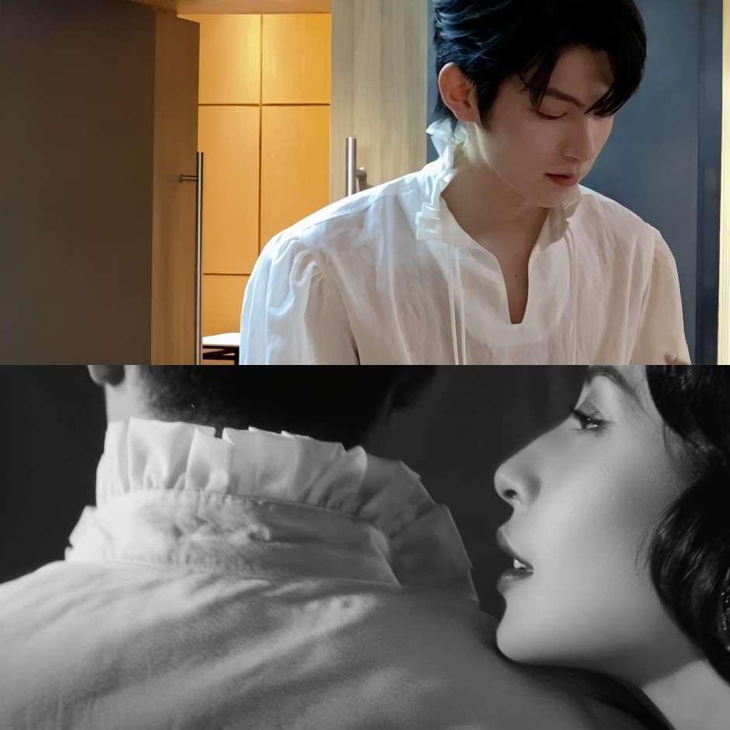 Phàn Trị Hân mặc chiếc áo giống hệt nam chính trong Finding you cũng khiến nhiều người đồn đoán.