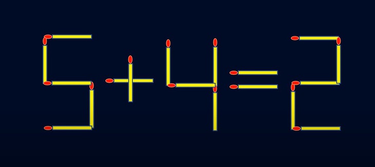 Thử tài IQ: Di chuyển một que diêm để 73+4=11 thành phép tính đúng- Ảnh 5.