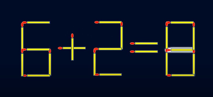 Thử tài IQ: Di chuyển một que diêm để 73+4=11 thành phép tính đúng- Ảnh 4.