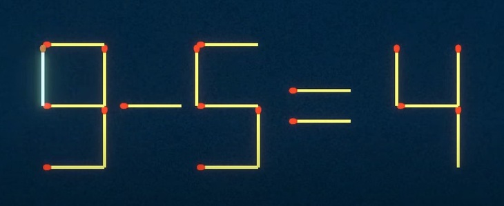 Thử tài IQ: Di chuyển một que diêm để 9+7=4 thành phép tính đúng- Ảnh 6.
