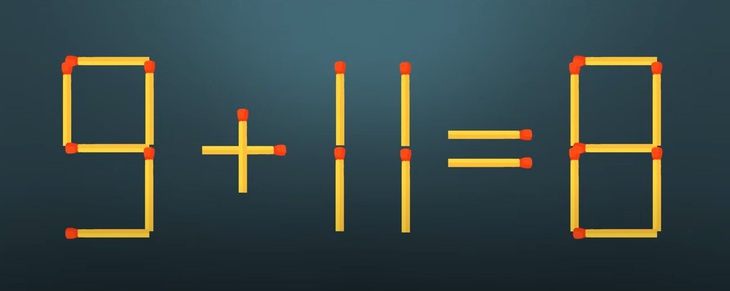 Thử tài IQ: Di chuyển một que diêm để 1+56=96 thành phép tính đúng- Ảnh 3.