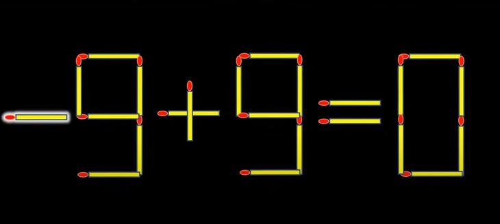 Thử tài IQ: Di chuyển một que diêm để 9+9=8 thành phép tính đúng- Ảnh 2.