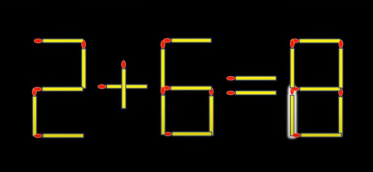 Thử tài IQ: Di chuyển một que diêm để 9+9=8 thành phép tính đúng- Ảnh 4.