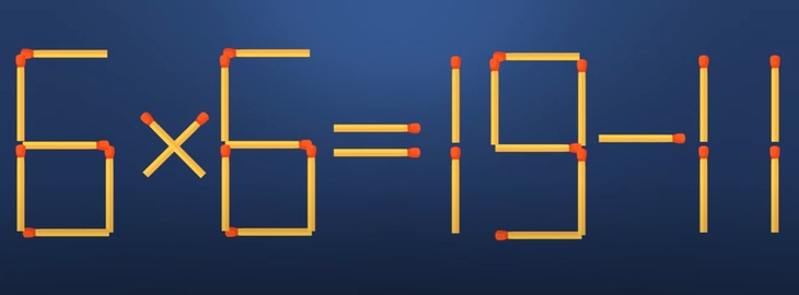 Thử tài IQ: Di chuyển một que diêm để 5x5=5-5 thành phép tính đúng- Ảnh 3.