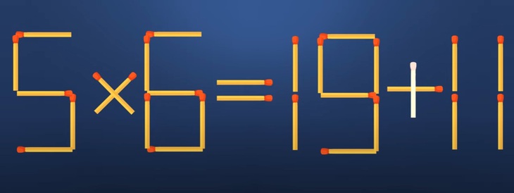 Thử tài IQ: Di chuyển một que diêm để 5x5=5-5 thành phép tính đúng- Ảnh 4.