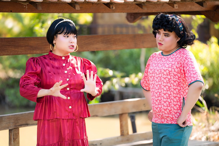 Tạo hình của Duy Khương và Lê Nhân trong Chợ tình.