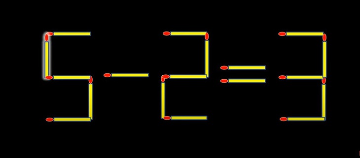 Thử tài IQ: Di chuyển một que diêm để 3x2=4/1 thành phép tính đúng- Ảnh 6.