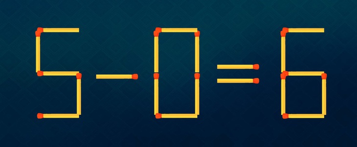 Thử tài IQ: Di chuyển một que diêm để 5+8=4 thành phép tính đúng- Ảnh 3.