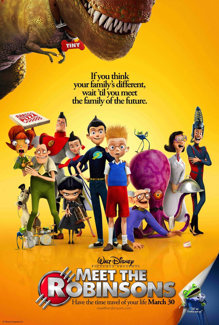 Meet the Robinsons nhắc chúng ta về vai trò của gia đình và niềm tin vào chính mình.