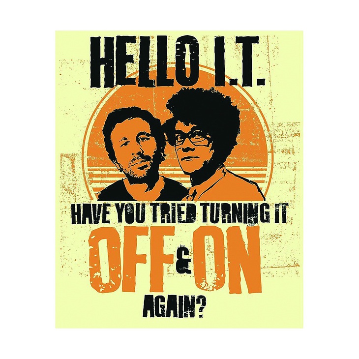 Poster chọc nhân viên IT của thương hiệu Nerd Shizzle.