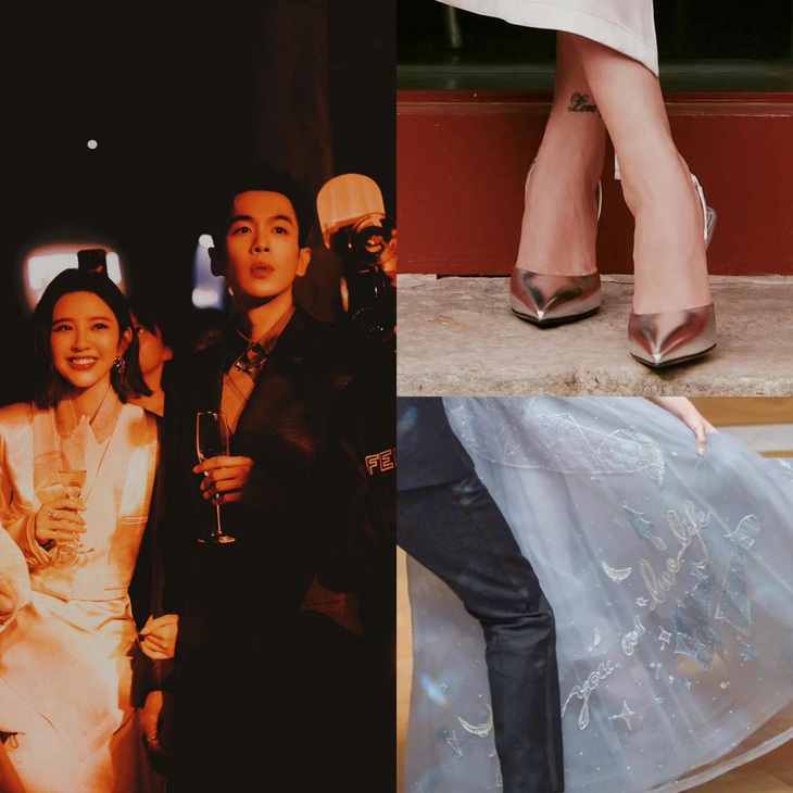 Hình xăm trên cổ chân của cả hai như lời khẳng định tình yêu dành cho đối phương