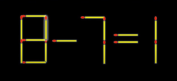 Thử tài IQ: Di chuyển hai que diêm để 9+1=6 thành phép tính đúng- Ảnh 4.