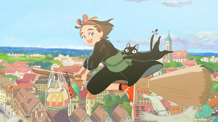 Bộ anime nổi tiếng của Ghibli xuất hiện trong quảng cáo  McDonald's- Ảnh 1.