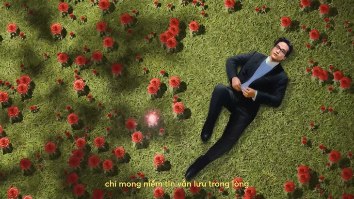 Tạo hình cực đẹp của Hà Anh Tuấn trong MV Hoa hồng