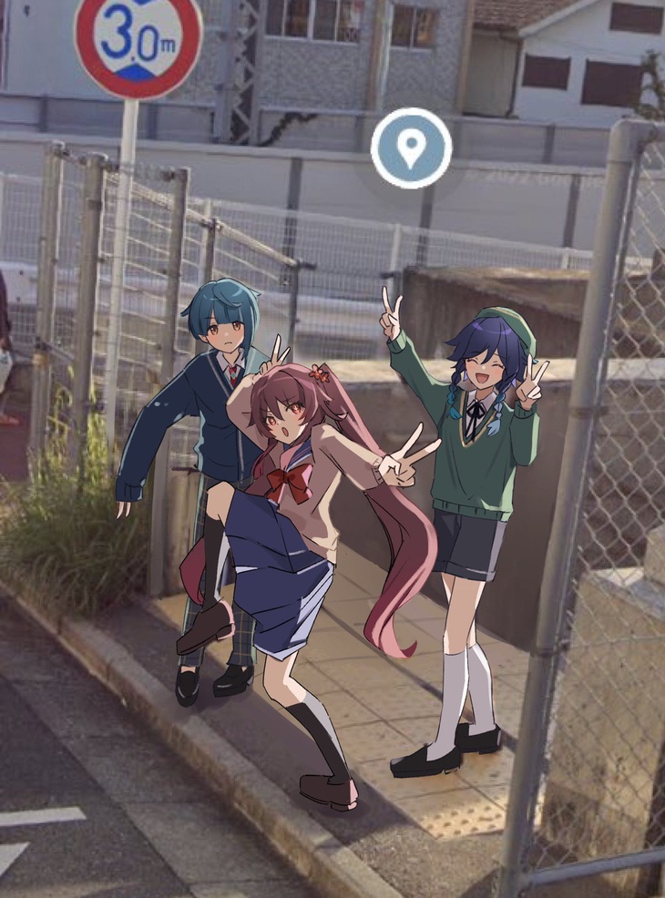 Ba cô gái bỗng thành trend anime nhờ tạo dáng trên Google Maps- Ảnh 5.