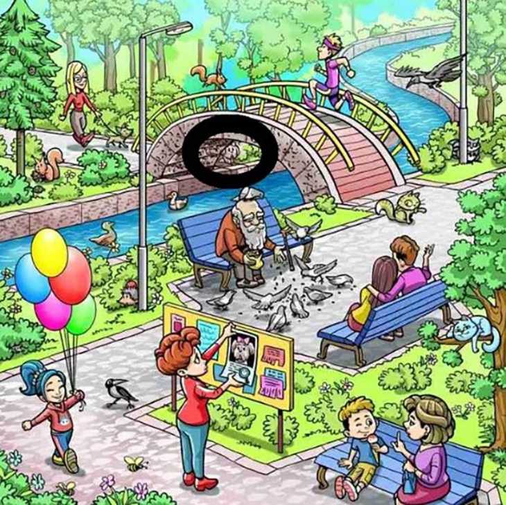 Thử tài tinh mắt: Người chủ của con chó đang ở đâu?- Ảnh 4.