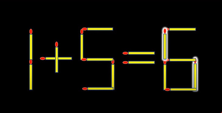 Thử tài IQ: Di chuyển hai que diêm để 7+5=2 thành phép tính đúng- Ảnh 2.