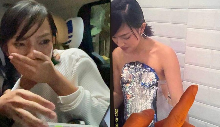 Châu Bùi cho biết cô đã rất bàng hoàng khi xem lại những thước phim quay lén mình.