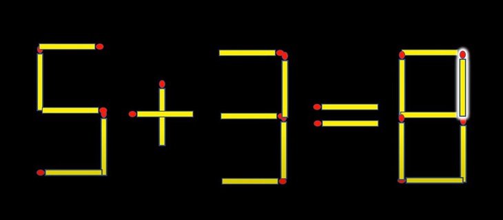 Thử tài IQ: Di chuyển hai que diêm để 0-3=7 thành phép tính đúng- Ảnh 4.