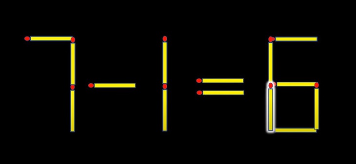 Thử tài IQ: Di chuyển hai que diêm để 0-3=7 thành phép tính đúng- Ảnh 6.