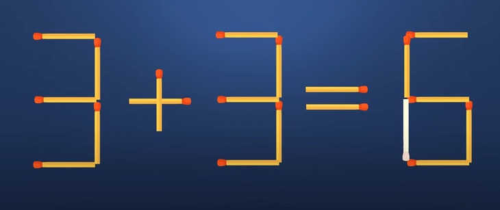 Thử tài IQ: Di chuyển một que diêm để 8+3=3 thành phép tính đúng- Ảnh 4.