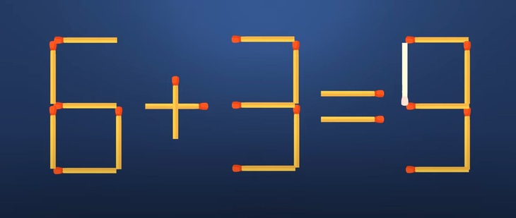 Thử tài IQ: Di chuyển một que diêm để 8+3=3 thành phép tính đúng- Ảnh 2.