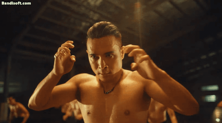 Hình ảnh dàn Anh Tài khoe 6 múi trong phân cảnh tập luyện võ thuật