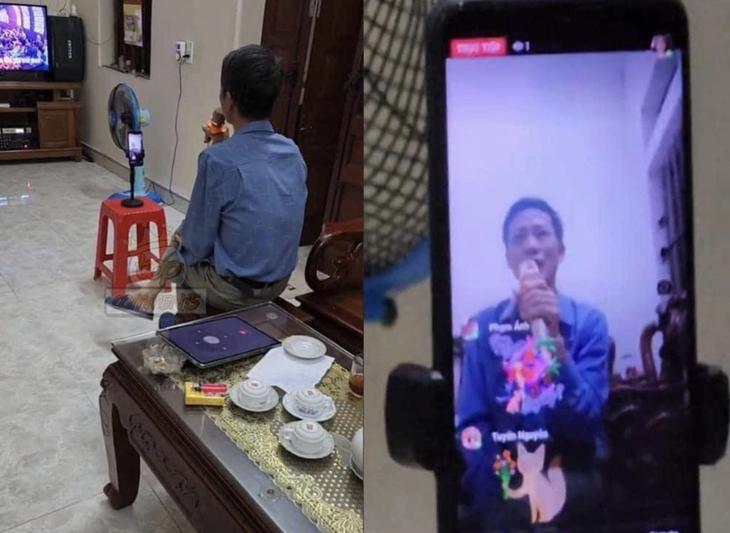 Dù chỉ một khán giả nhưng vẫn cống hiến hết mình vì đam mê. 