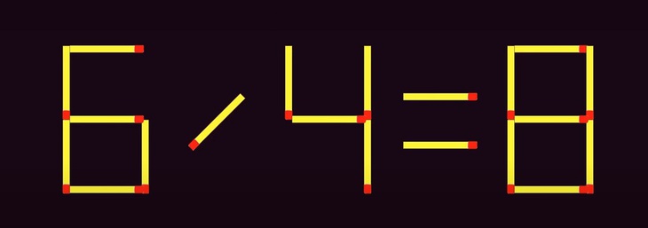 Thử tài IQ: Di chuyển hai que diêm để 1+4=2 thành phép tính đúng- Ảnh 3.