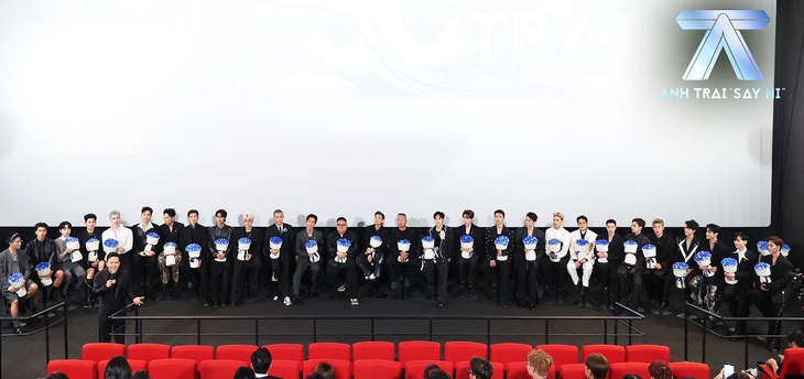 Có 26/30 Anh Trai có mặt tại sự kiện, 4 Anh Trai còn lại không thể tham dự do bận lịch trình.