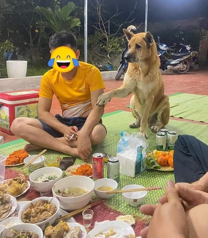 Anh... cho em miếng.