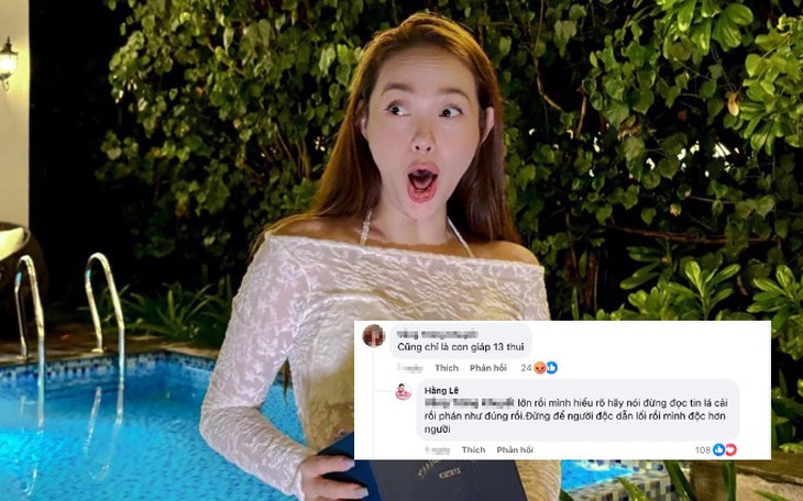 Minh Hằng đáp trả gắt khi đang yên lành bị gọi "con giáp thứ 13"
