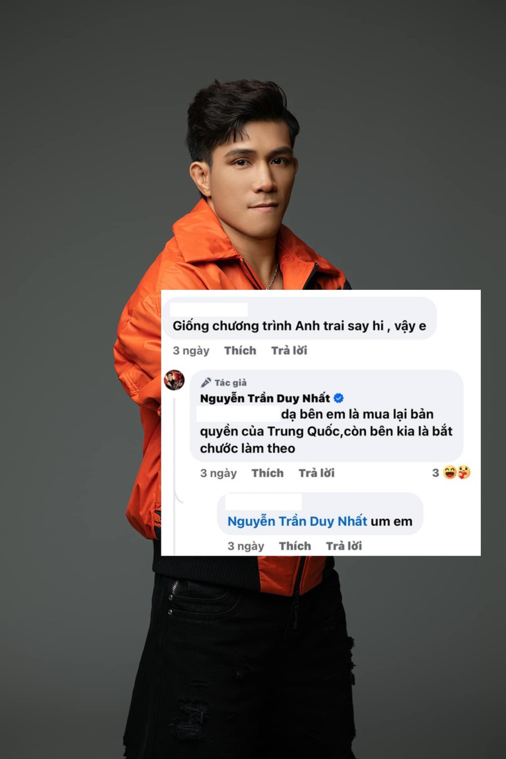 Võ sĩ - anh tài Duy Nhất gây bão khi khẳng định show đối thủ là bắt chước